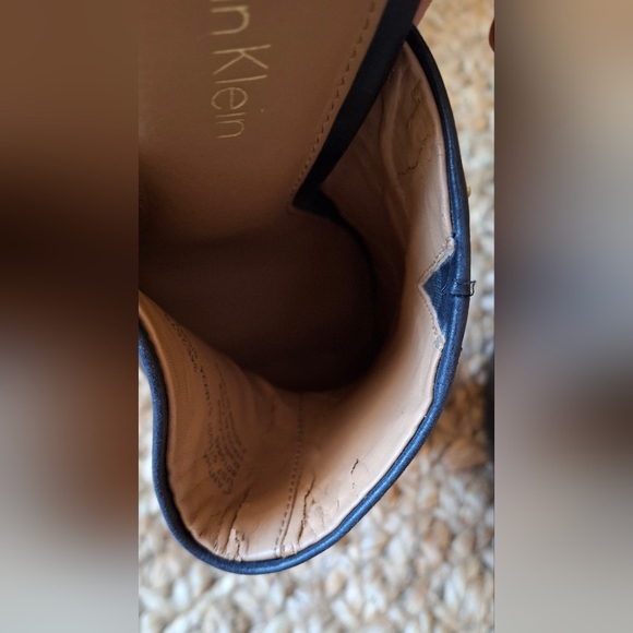 Calvin klein Heels black mules size 7.5 office basic bohoemian profesional 129 - Picture 8 of 8